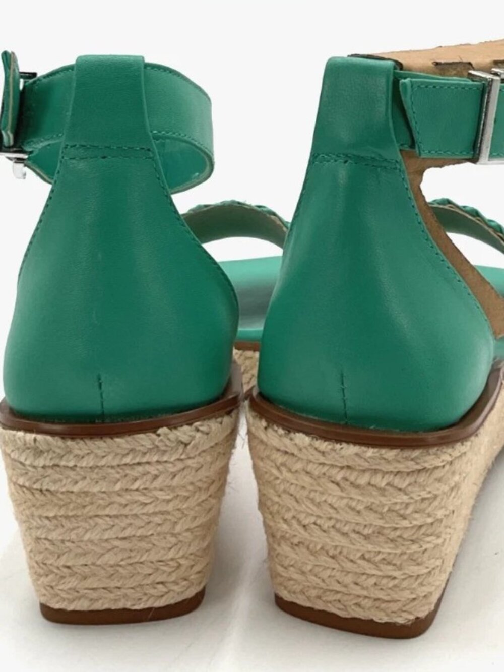 Vince Camuto Bretandi Women's Size 7.5 Ocean Espadrille Wedge Heel Sandals NIB - Picture 4 of 6